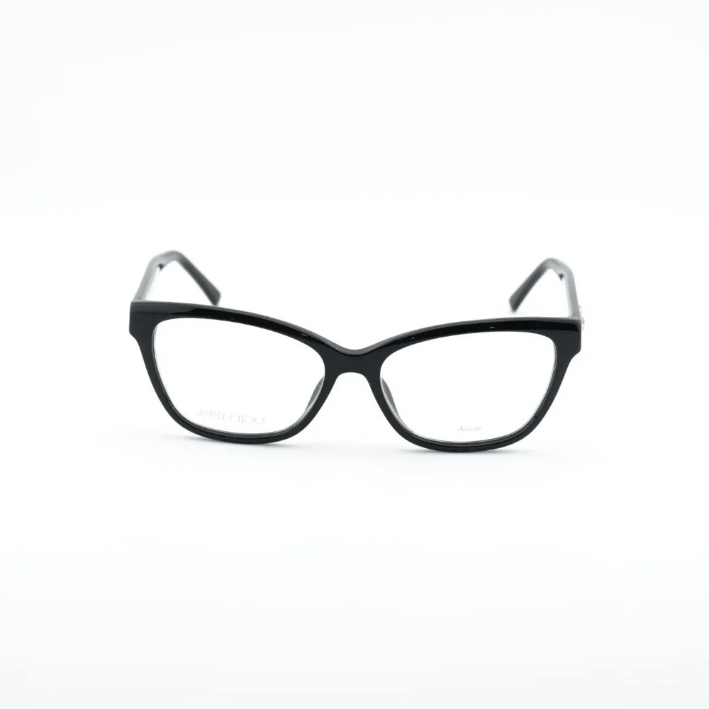 Jimmy Choo JC334 0807 00 Eyeglasses Black 54mm Cat Eye Frame - Picture 4 of 10